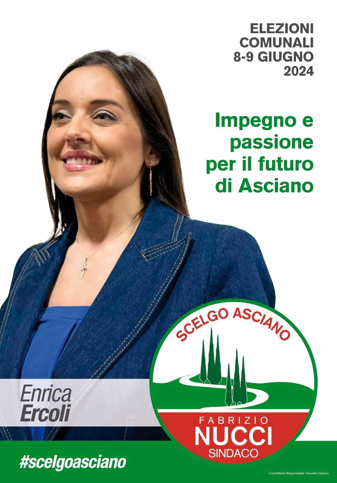 Enrica Ercoli la nostra candidata #scelgoasciano